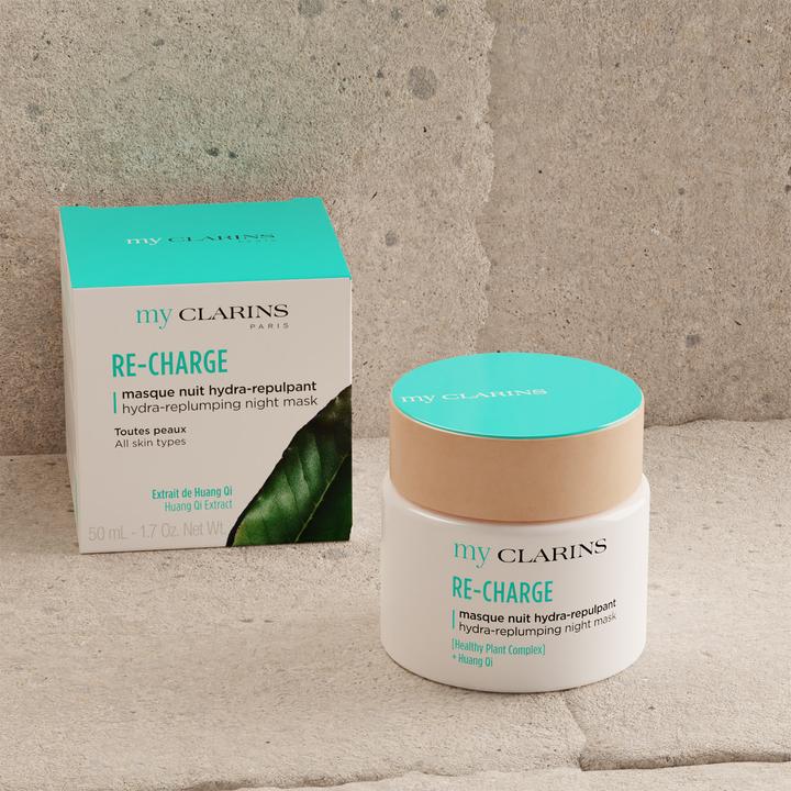 Actual product image Clarins Re-Charge Hydra-Replumping Night Mask (50 ml)