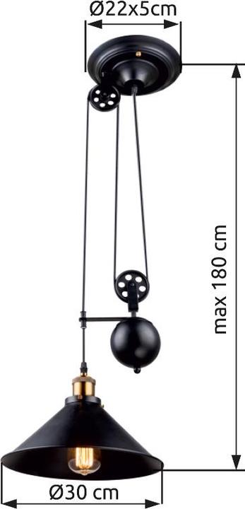 Produktbild Globo Hängeleuchte Lenius (E27)