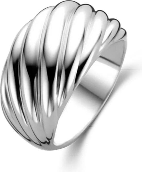 Ti Sento Milano Ring mit Linien 12238SI (56, 925 Silber)