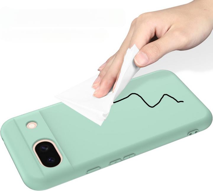 Actual product image Cover-Discount Google Pixel 8a - Silicone rubber cover (Google Pixel 8a)
