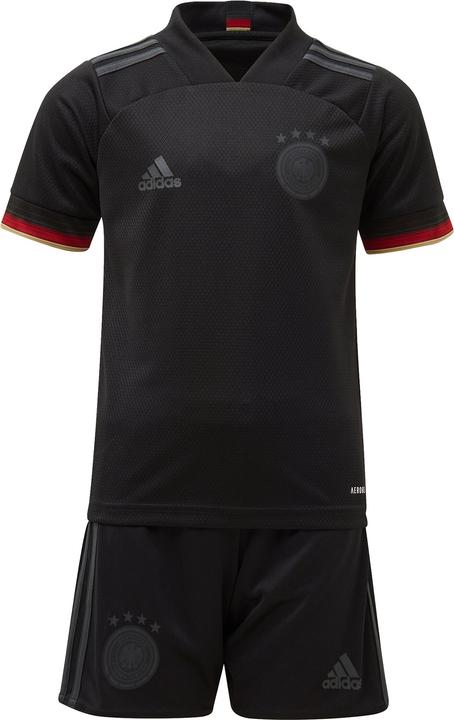 adidas DFB Mini Kit Auswärtsausrüstung EM 2020/2021 (Grösse: 98, black) (98)