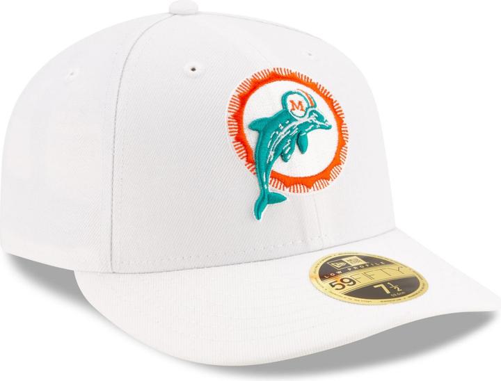 Produktbild New Era 59Fifty Low Profile Retro Miami Dolphins (7 1/2)