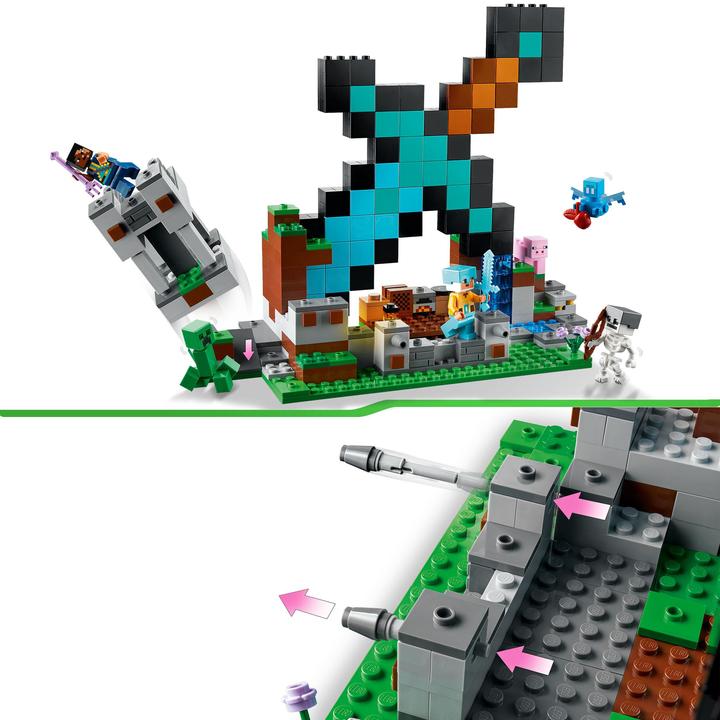 Produktbild LEGO Der Schwert-Aussenposten (21244, LEGO Minecraft)