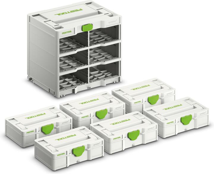Actual product image Festool Systainer³ Rack SYS3-RK/6 M 337 set (6 pieces)
