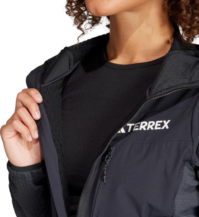 Immagine prodotto adidas Pile antivento con cappuccio Terrex Techrock da donna (XL)