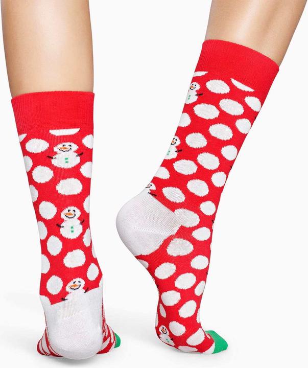Actual product image Happy Socks Big Dot Snowman (Single pack, 36 - 40)