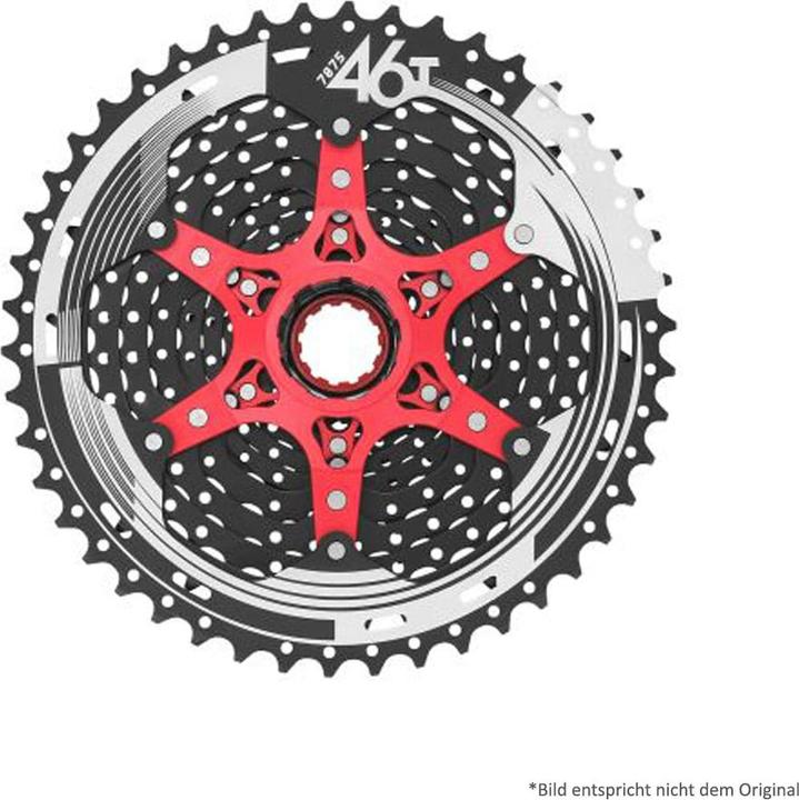 Actual product image SunRace CSMX9X ETZ cassette (11-speed, 10-46)