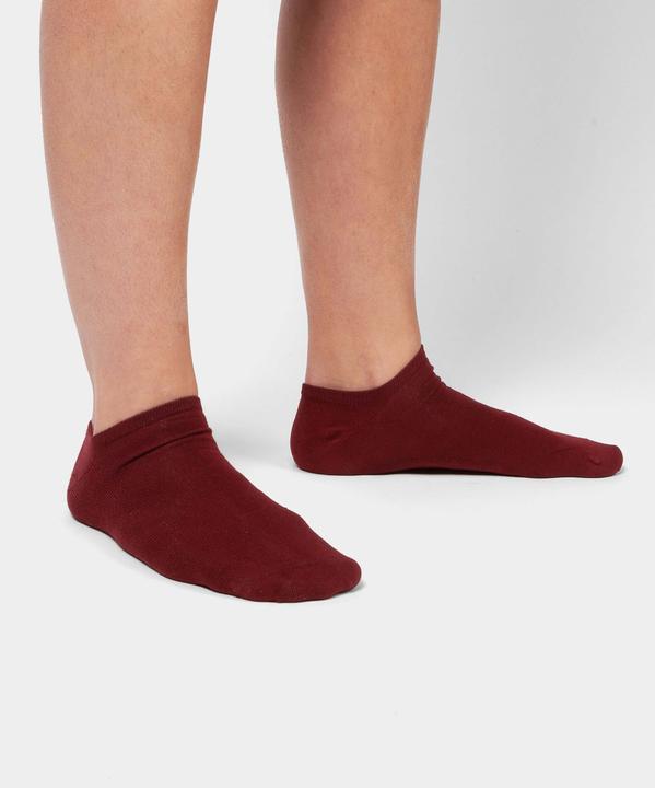 Actual product image DillySocks Short Wine Red Pack (pack of 3, 36 - 40)
