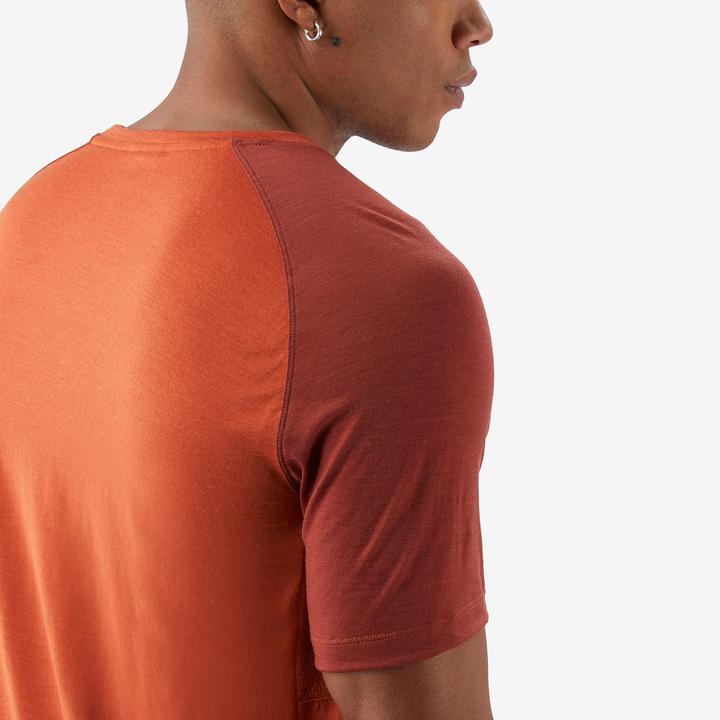 Actual product image Simond T-Shirt Herren Merinowolle - Merino Resist braun (L)