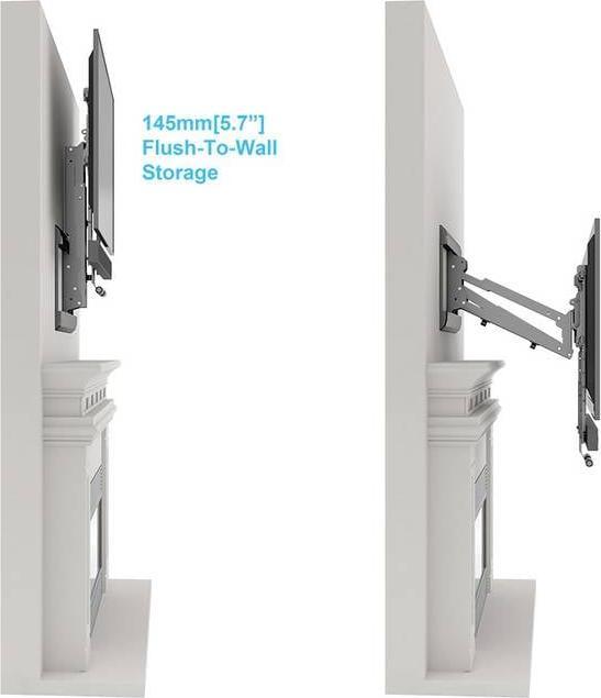 Produktbild myWall My Wall HP55AL TV-Wandhalterung 101,6 cm (40") - 165,1 cm (65") (Wand, 65", 25 kg)