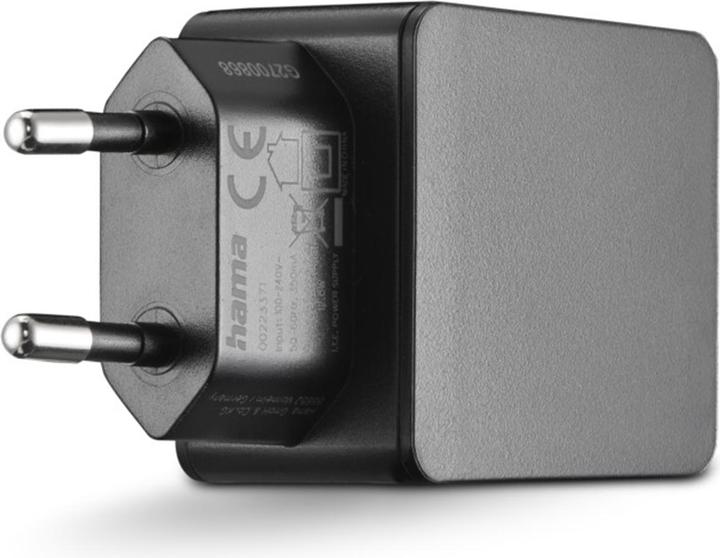 Immagine prodotto Hama Caricabatterie, 2x USB-A, 12W, nero (12 W)
