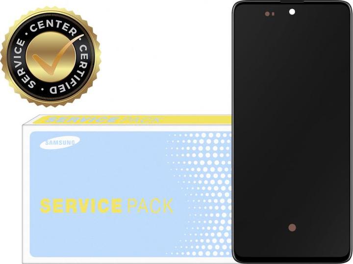 Actual product image Samsung LCD Display +Touch Unit A715 Galaxy A71 Black (Service Pack) (Display)
