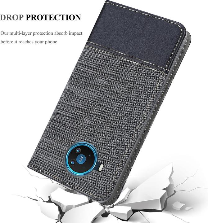 Immagine prodotto Cadorabo Copertina del libro Jeans Optics (Nokia 8.3)