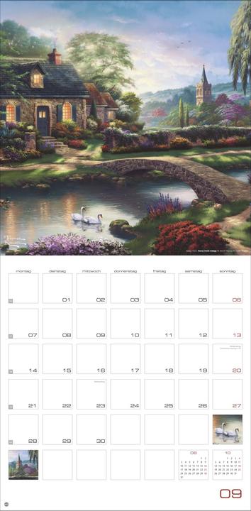 Produktbild Thomas Kinkade: Land of Light Broschurkalender 2026 (29.5 x 30 cm, Harter Einband, Deutsch)