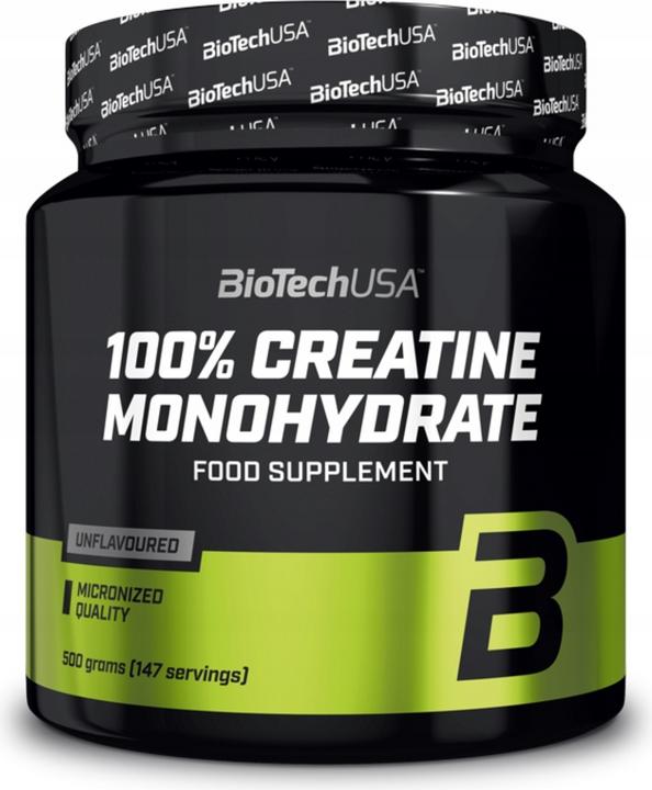 Actual product image Biotech USA 100 Micronized Creatine Monohydrate (1 Piece, Powder, 300 g)