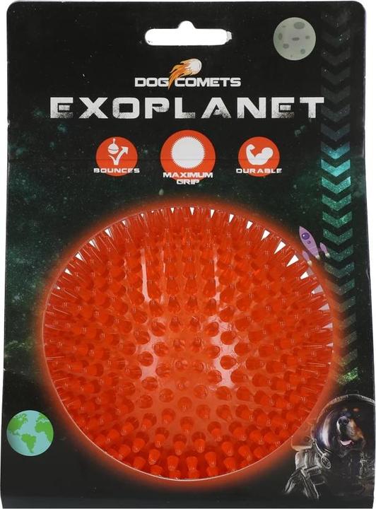 Produktbild Dog Comets Exoplanet Orange L (Ballspielzeug Hund)