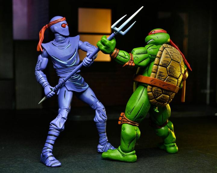 Actual product image Neca Teenage Mutant Ninja Turtles (Mirage Comics) action figure Michelangelo 18 cm