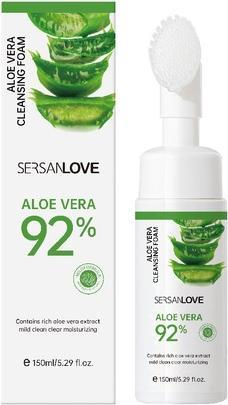 Actual product image Sersanlove Face Wash Foam With Aloe Vera 150ml (Foam, 150 ml)