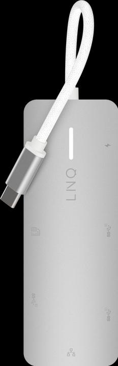 Produktbild LINQ Connects 8in1 PRO USB-C Multiport Hub 140W (USB-C, 8 Ports)