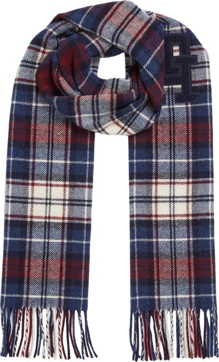 Tommy Hilfiger Th Monogram Tartan Scarf