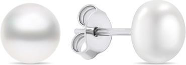 Produktbild Brilio Silver - Charming silver stud earrings with real pearls EA585/6/7/8W - Diameter: 0.6 cm