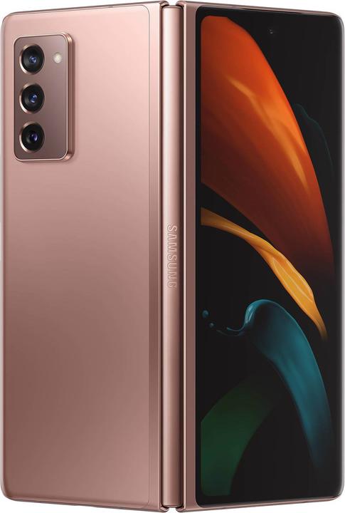 Actual product image Samsung Galaxy Z Fold2 5G Snapdragon (256 GB, Mystic Bronze, 7.60", Single SIM, 12 Mpx, 5G)