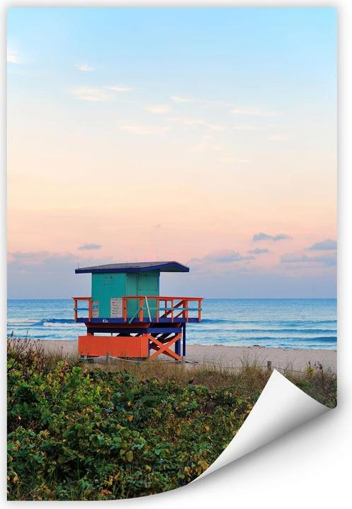 Actual product image Trenddeko Miami lifeguard cottage (40 x 60 cm)