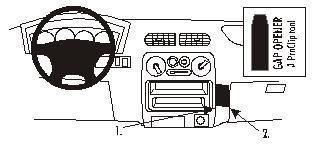 Produktbild Brodit 852943 Autohalterung Daihatsu Terios