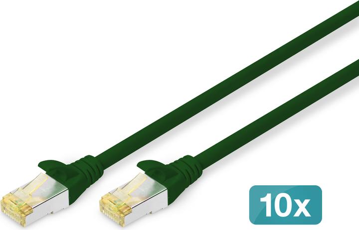 Produktbild Digitus CAT 6A S/FTP Patchkabel, 10 Stück (S/FTP, CAT6a, 2 m)