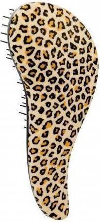 Actual product image Dtangler Leopard Yellow - Hair brush with handle Leopard Yellow 1.0ks (L)