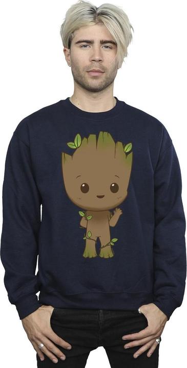 Actual product image Mens I Am Groot Chibi Wave Pose Sweatshirt (4XL)
