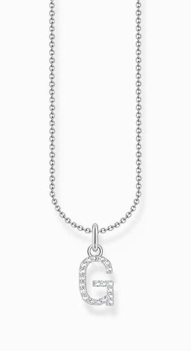 Immagine prodotto Thomas Sabo Catena con ciondolo a forma di lettera G - argento (Argento 925, 38 - 45 cm)