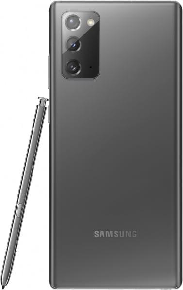 Produktbild Samsung Galaxy Note 20 Snapdragon (256 GB, Mystic Gray, 6.70", Dual SIM, 12 Mpx, 5G)