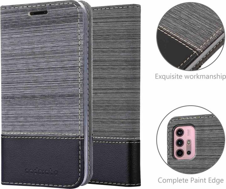Produktbild Cadorabo Jeans Book Hülle (Motorola Moto G10, Motorola Moto G30)