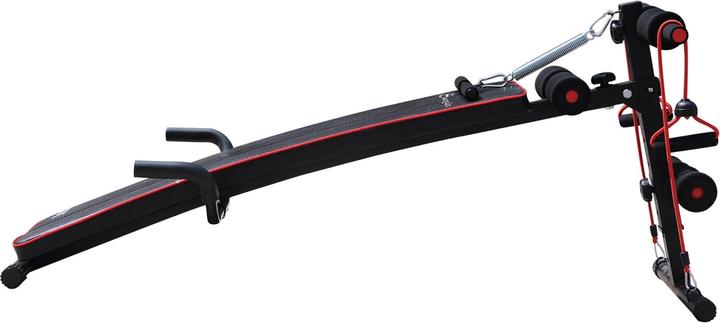 Image du produit Homcom Banc de Sit Up abdominal, réglable, 137,5x55,5x50-68cm capacité de charge 120 kg