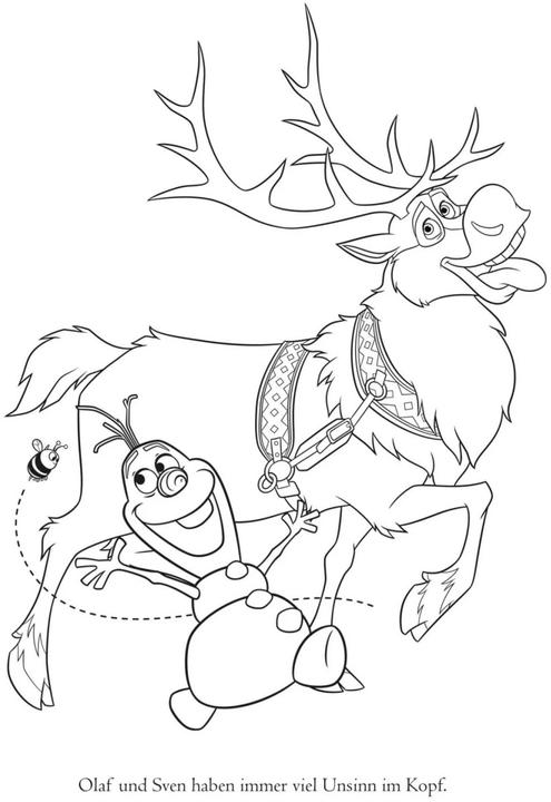 Image du produit Disney Eiskönigin : Amusant à colorier avec Olaf
