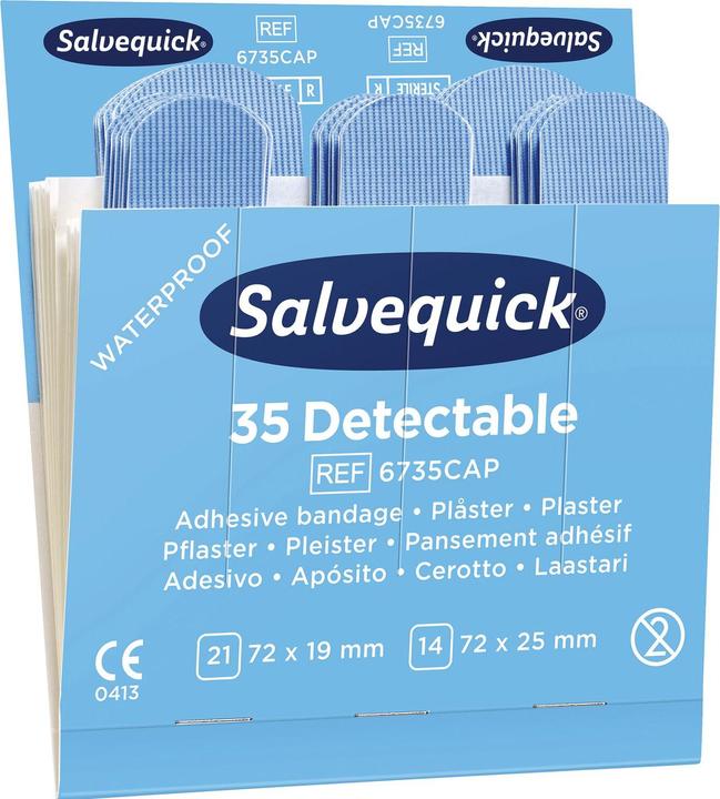 Produktbild Salvequick Pflasterstrips detectable (6 x)