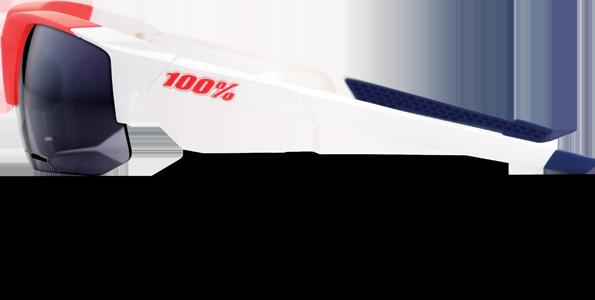 Actual product image 100% Speedcoupe Sports Glasses - Smoke Lense (Soft Tact Gamma Ray)