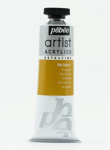Actual product image Pebeo Artist Acrylics extrafine (Ochre yellow, 37 ml)