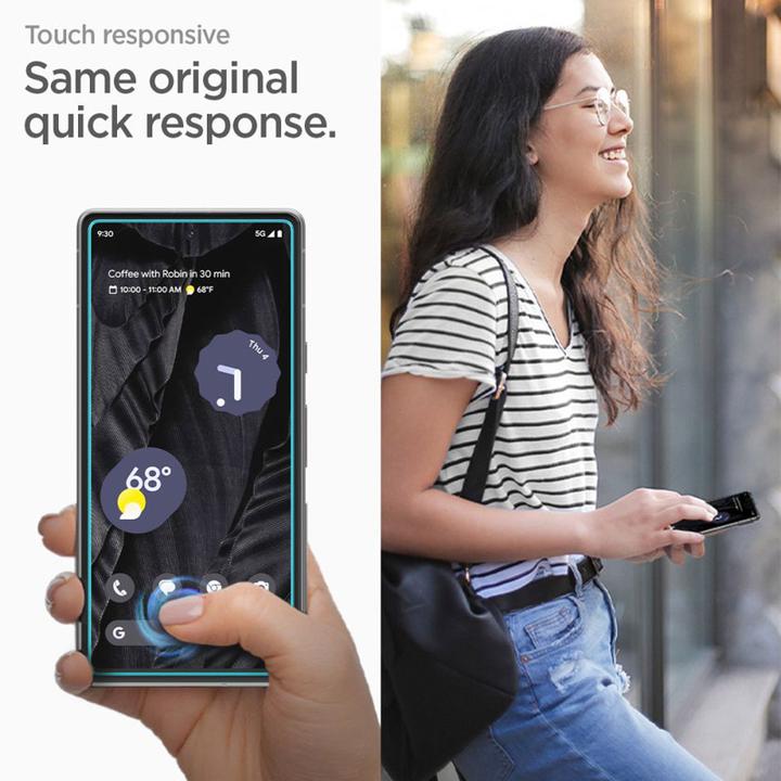 Produktbild Spigen ALM Glas.Tr Google Pixel 7A 2szt. szkło hartowane AGL05968 (1 Stück, Google Pixel 7a)