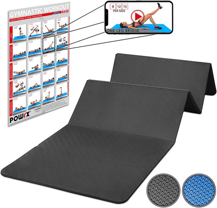 Produktbild Powrx Gymnastikmatte Faltbar (15 mm)