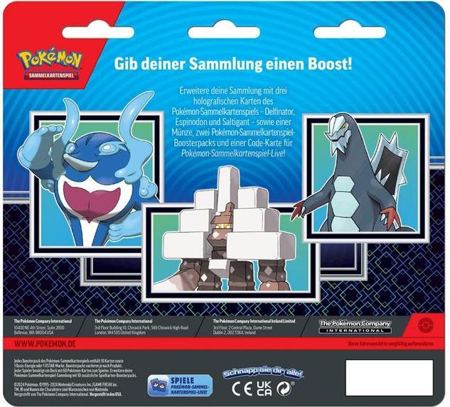 Immagine prodotto Pokémon TCG: Scarlet & Violet Espinodon 2-Pack Blisters - DE (Tedesco, Confezione in blister)