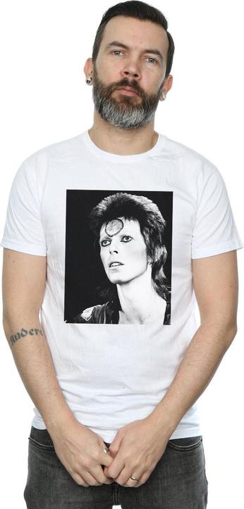 Immagine prodotto David Bowie Ziggy Looking Maglietta Uomo (XL)