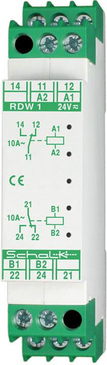 Schalk SCHAL RDW 1 double relais 2 x 24V UC, 2 inverseurs 10A
