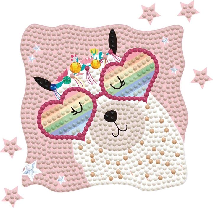 Produktbild Diamond Dotz Lama Regenbogen