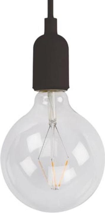 Immagine prodotto Vellight Plafoniera di design con cavo tessile - Nero (E27)