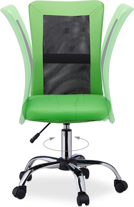 Actual product image Relaxdays Swivel Office Chair