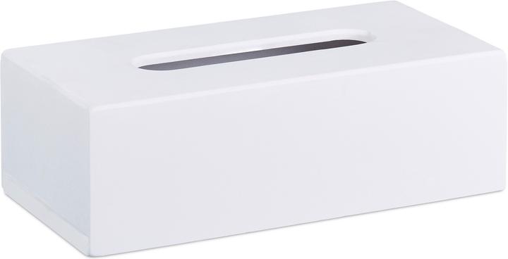 Relaxdays White Tissue Box
