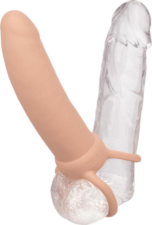 Actual product image CalExotics Maxx Thick Dual Penetrator 10 Vibrations Meat