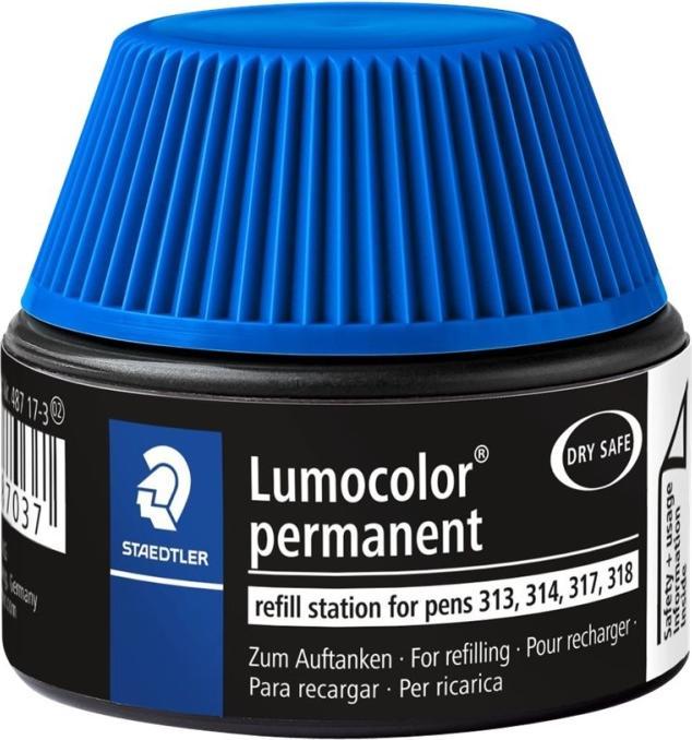 Produktbild Staedtler LUMOCOLOR REFILL STATIONS - Nachfülltinte (Blau, 4 x)